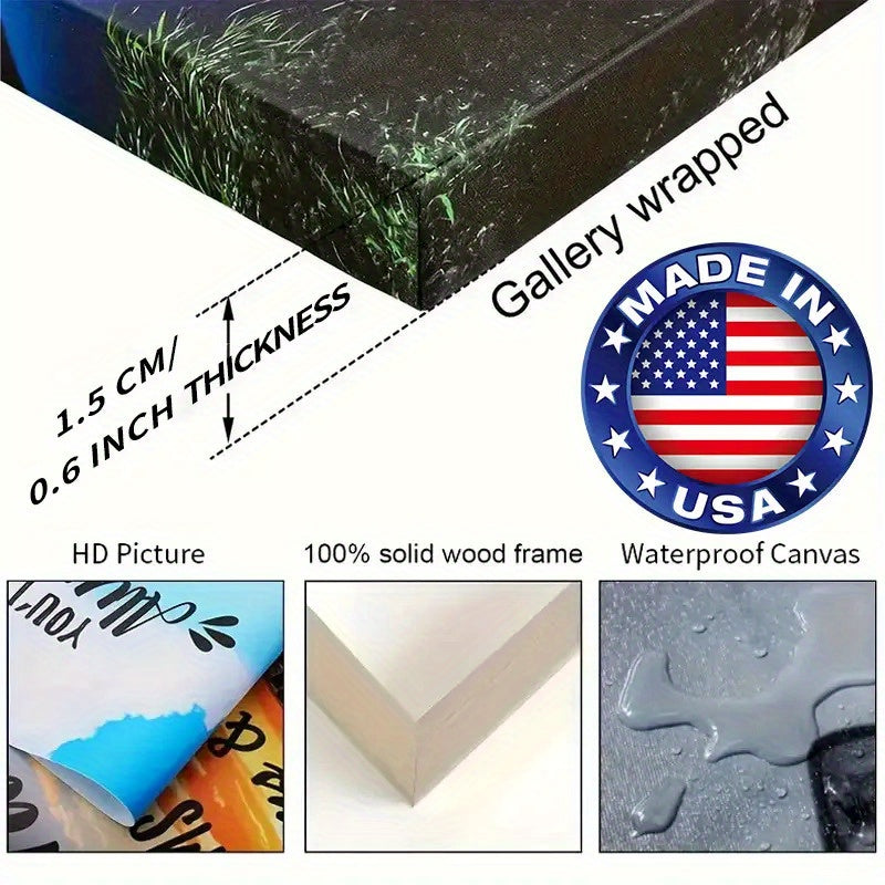 3pc Motivational Quote Canvas Paintings
