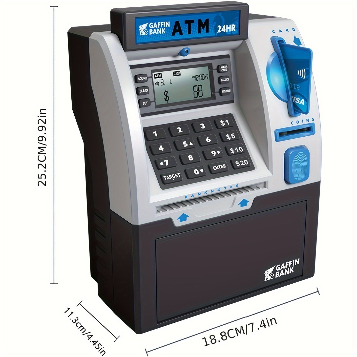 Electronic ATM With Debit Card & Password