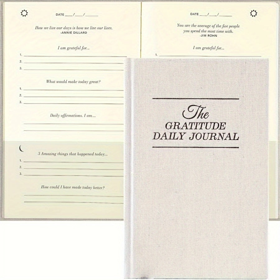 The Five Minute Gratitude Journal With Pen & Stickers