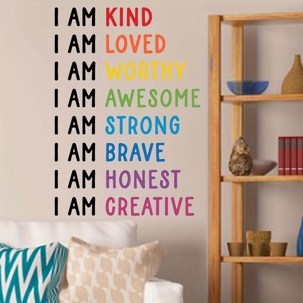 “I AM” Affirmation Wall Stickers