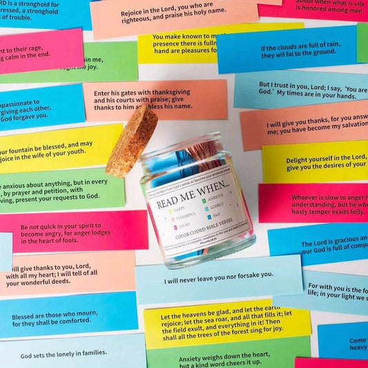 ‘Read Me When…’ Mood Color Coded Bible Verses