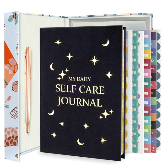 ‘My Daily Self-Care Journal’ With Pen & Stickers