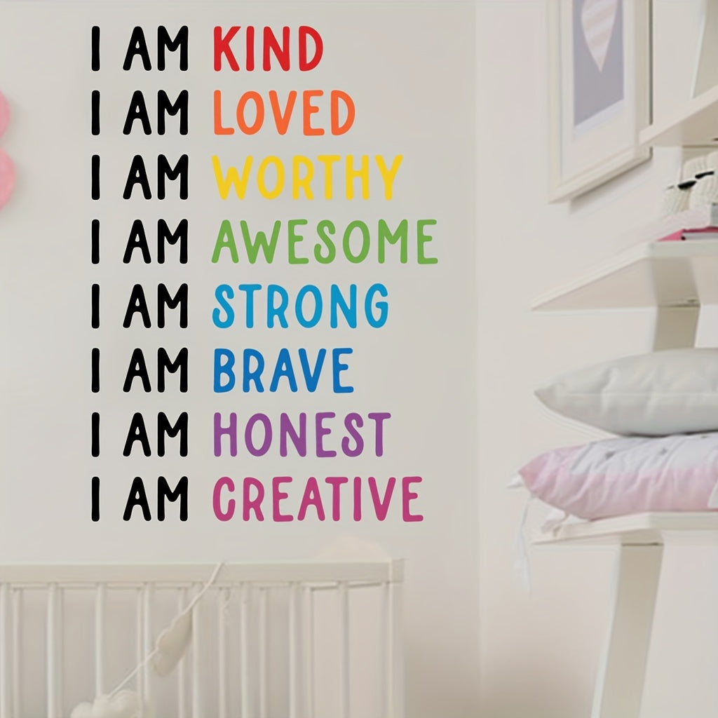 “I AM” Affirmation Wall Stickers