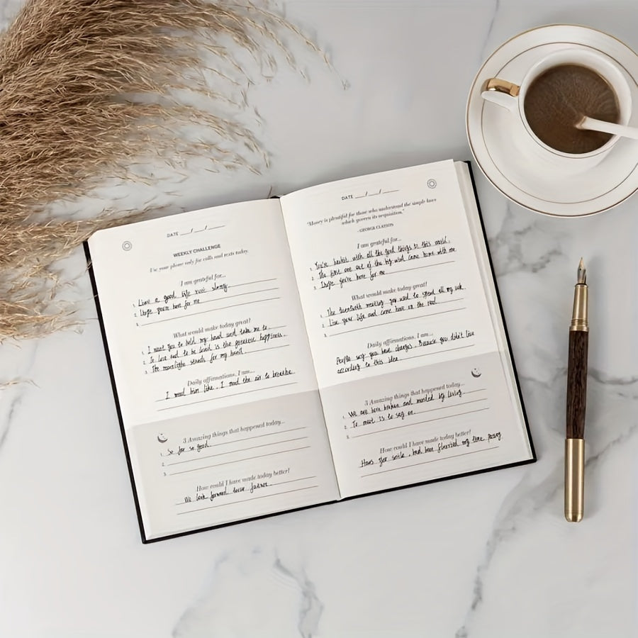 The Five Minute Gratitude Journal With Pen & Stickers