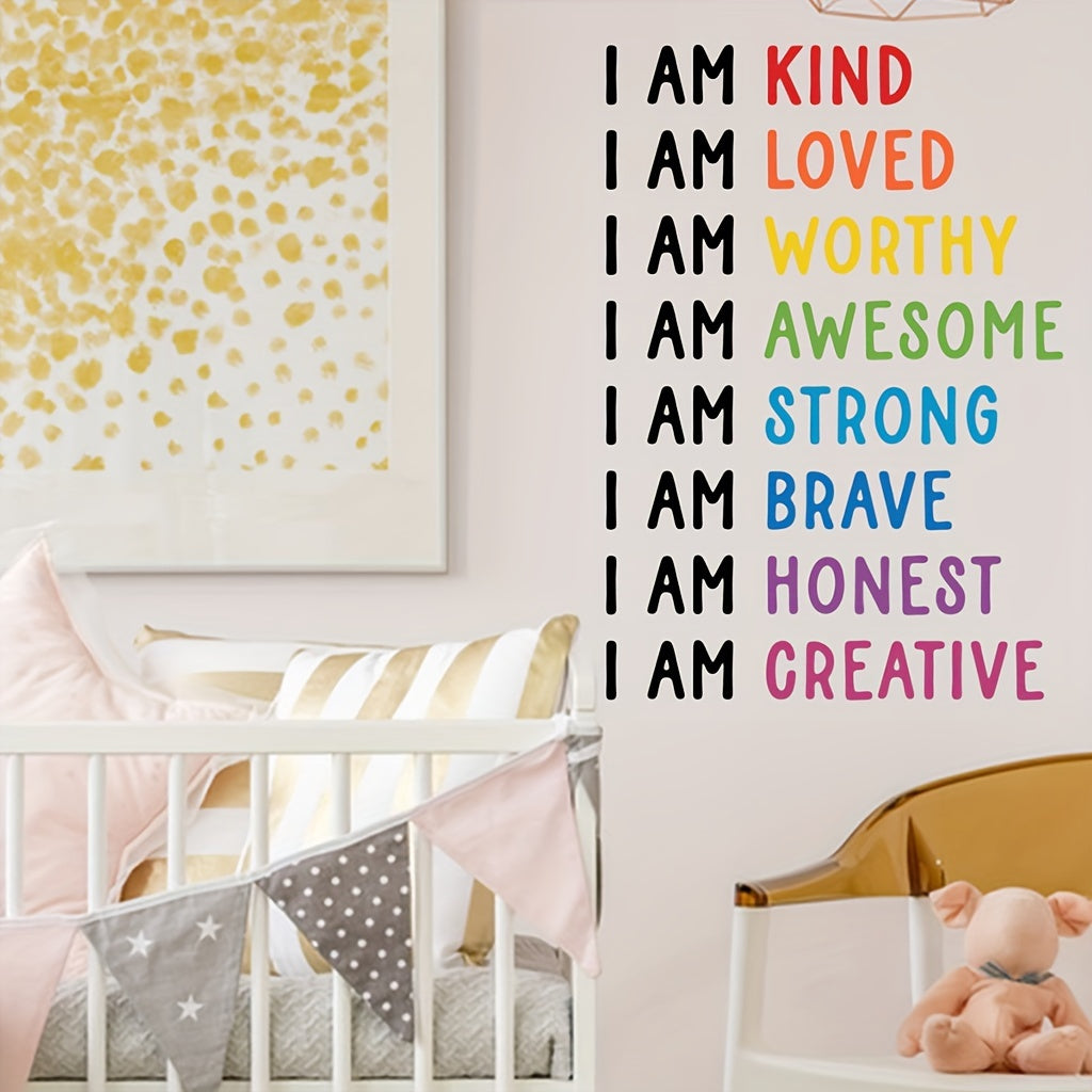 “I AM” Affirmation Wall Stickers