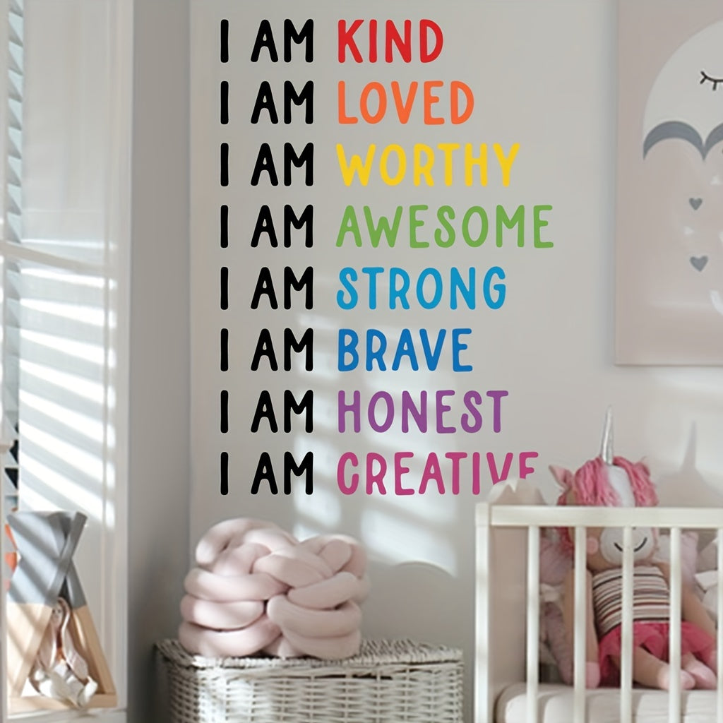 “I AM” Affirmation Wall Stickers